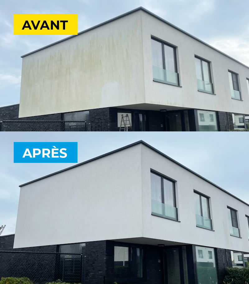Nettoyage et peinture façade - Firmedéco Rénovation : artisan peintre : Nettoyage par vapeur d’eau, démoussage et ravalement peinture façade boiserie ferronnerie ... Intervention en Belgique : région Flamande, Wallonne et Bruxelles …